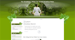 Desktop Screenshot of fixsciatica.com